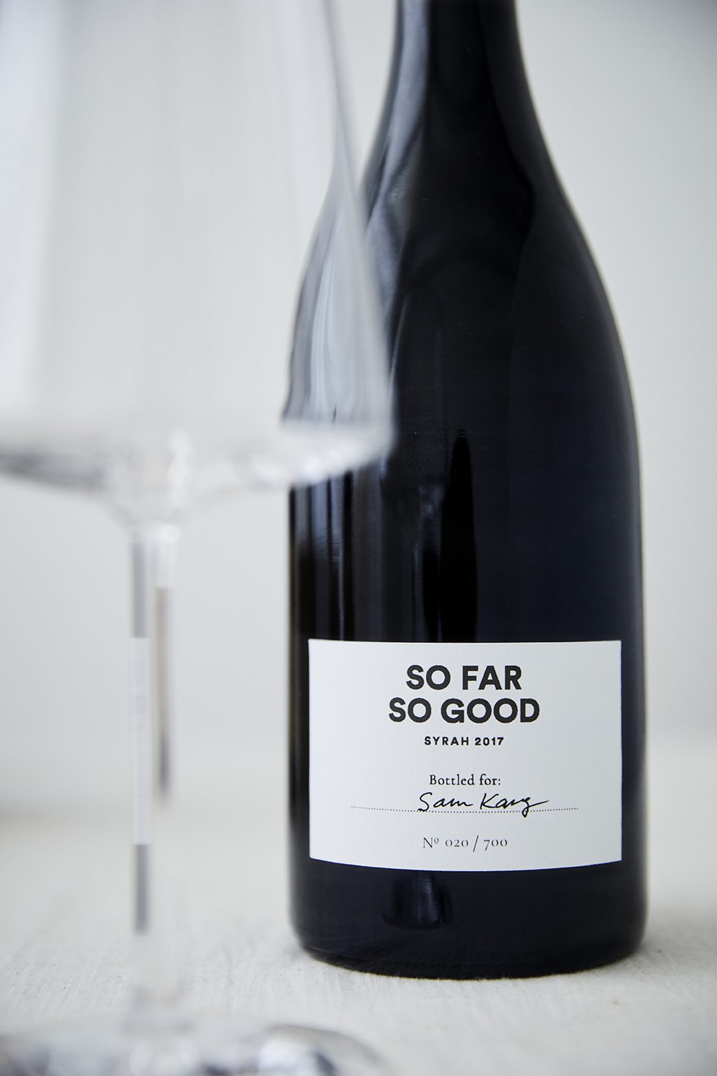 Personalised So Far So Good label
